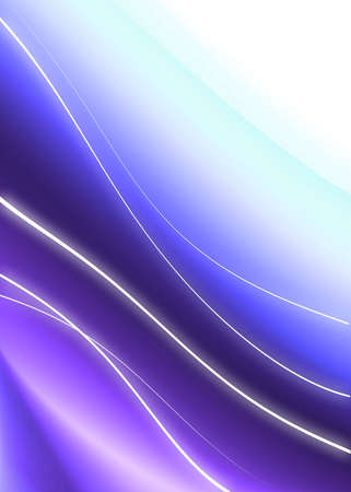 blue background abstract composition with flowing linesの写真素材