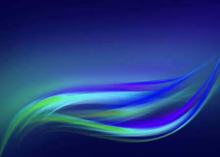 A blue abstract background with a shaft of light going with itの写真素材