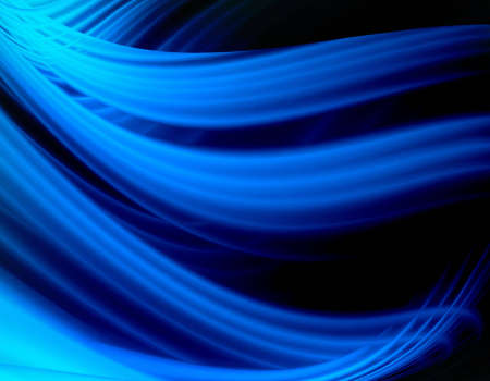 Blurred blue lines an abstract deep backgroundの写真素材