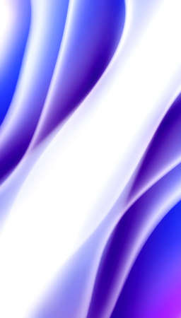 Blue abstract background, wavy lines on white backgroundの写真素材