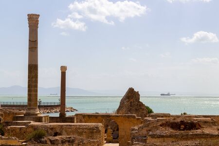 Excavations of Carthage. History was that Carthage was capital city of the ancient Carthaginian...