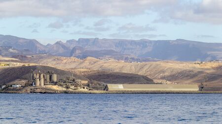 Cement factory in Arguineguinのeditorial素材