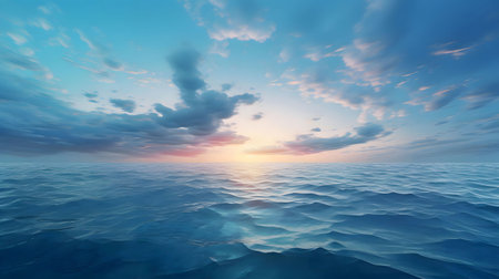 beautiful seascape panorama. Composition of natureの素材