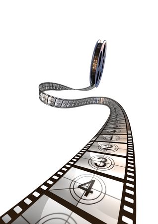 Premiere countdown! 3d rendering. High resolution Image.の写真素材