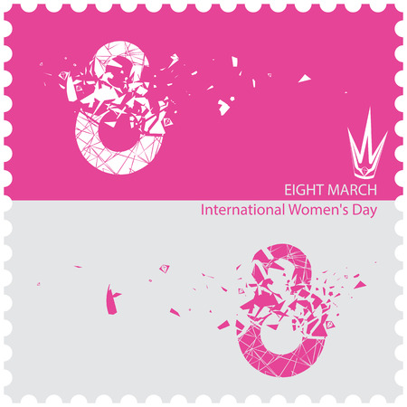 8 march celebrationのイラスト素材