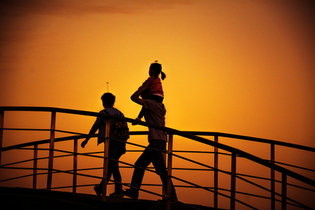 Family of threeのeditorial素材