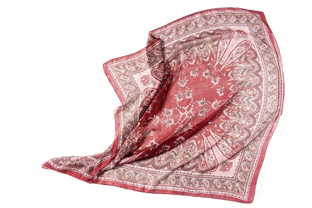 red silk from nepal