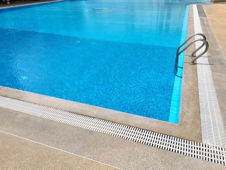 Clean swimming pool in Thailandの素材