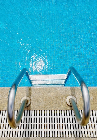 Clean swimming pool in Thailandの素材