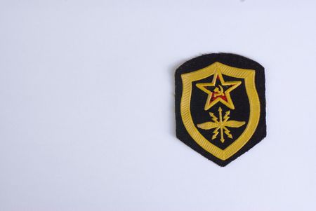 soviet army chevron with the red starの写真素材