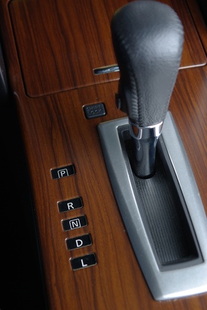 Car gearstick automatic transmissionの写真素材
