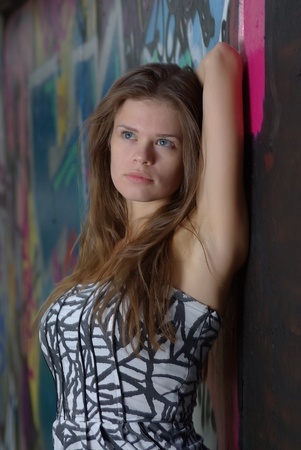 Girl s portraitの写真素材