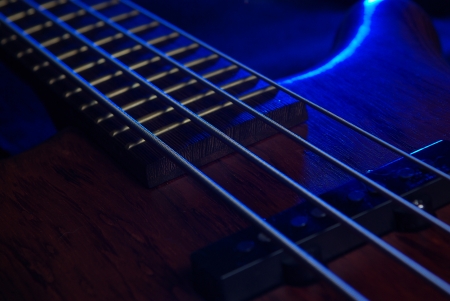 Guitar detailsの写真素材