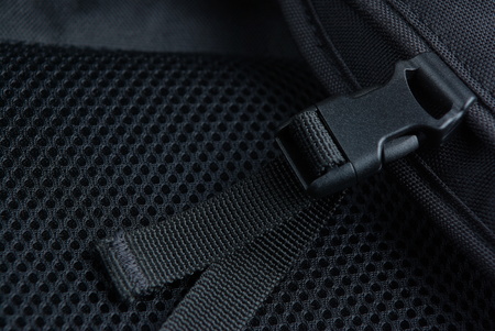 Black plastic buckle 