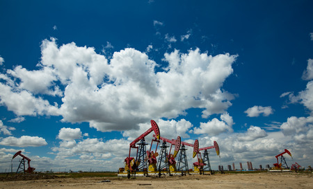 Oil pumping machine Sceneryのeditorial素材