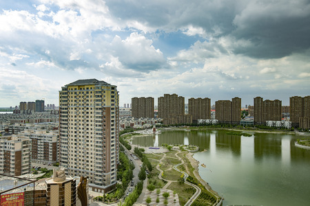 landscape of city viewのeditorial素材