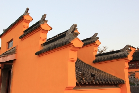 Chinese roofの写真素材