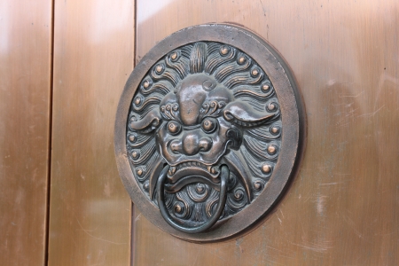  Chinese ancient architecture doorの写真素材