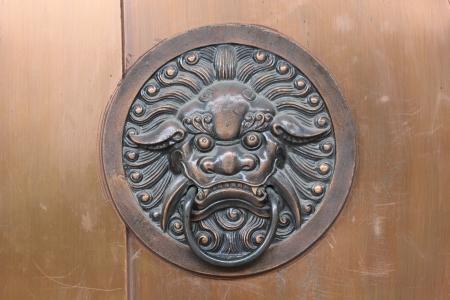  Chinese ancient architecture doorの写真素材