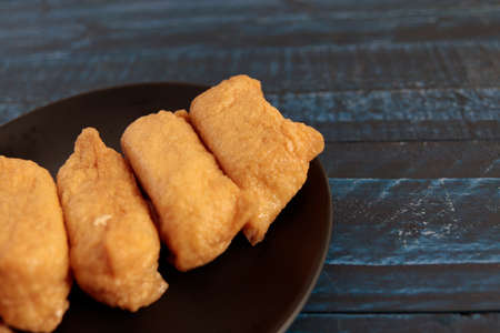 Inari sushi on the tableの写真素材