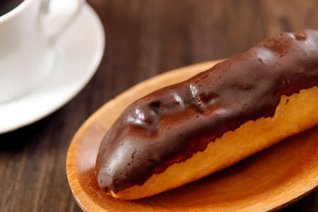 Eclair of dessert on the table