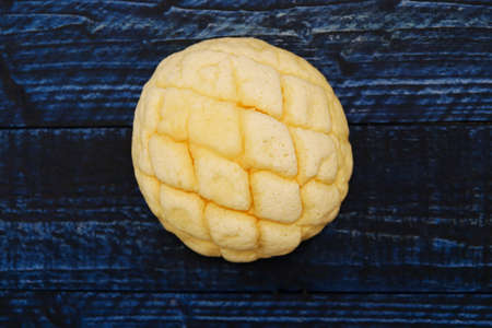 Melon bread, a sweet dessert bread that is a staple of Japan on the table