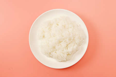 Indian curry and rice on the tableの写真素材