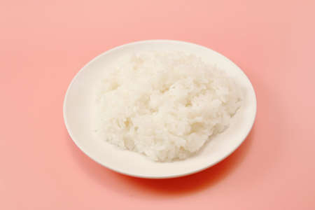 Indian curry and rice on the tableの写真素材