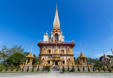 Wat Chalong, Phuket, Thailand.の写真素材