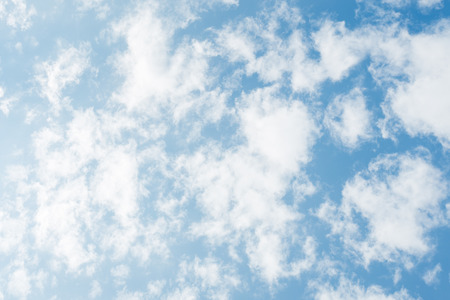 Cloud on the blue sky.