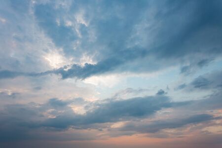 Cloud on the blue sky.の写真素材