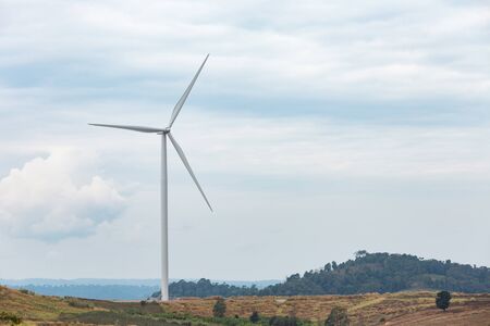 Wind Turbine for Electric on the blue skyの写真素材