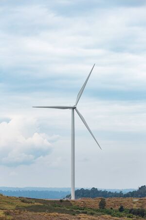Wind Turbine for Electric on the blue skyの写真素材