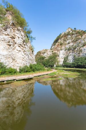 Snake Lake Mountain, Located in Thailandの写真素材