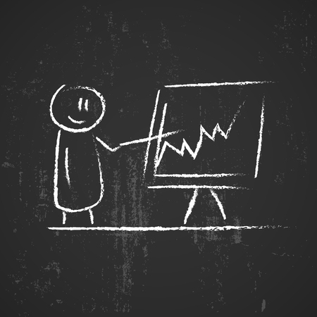 Stick Figure marketingのイラスト素材