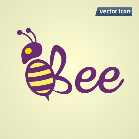 bee phrase cion vector illustration.のイラスト素材