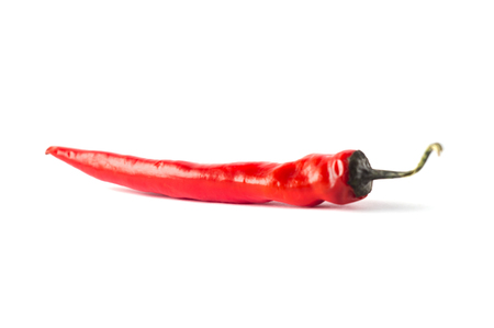 chili pepper isolated on white backgroundの写真素材