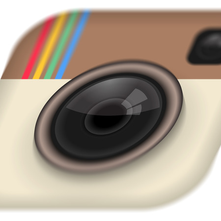 Luhansk, Ukraine - October 12, 2017: Collection of popular social media icons printed on paperのeditorial素材