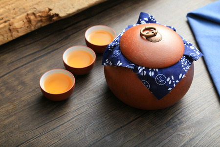 Pu'er tea on the table