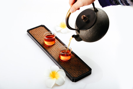 Yunnan black teaの写真素材