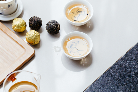 Pu'er teaの写真素材