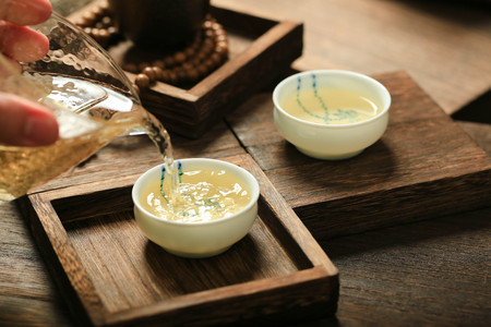 Ancient tree Pu'er teaの写真素材