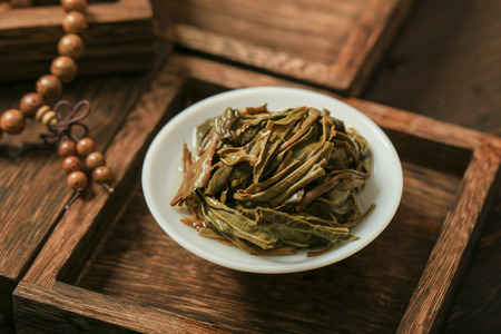 Ancient tree Pu'er teaの写真素材