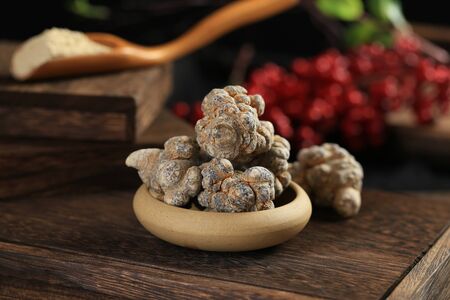 Panax notoginseng (Sanqi)の写真素材