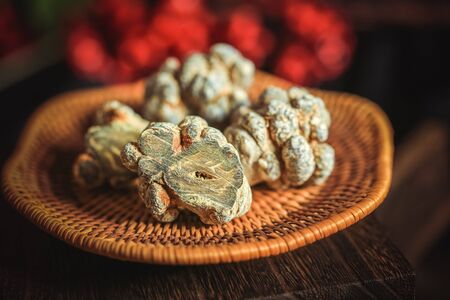 Panax notoginseng (Sanqi)の写真素材