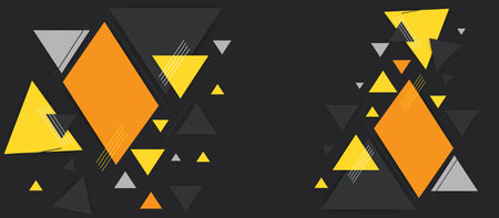 Abstract geometric background with triangles. Vector illustration for your graphic design.
