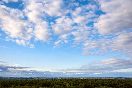 Landscape nature from a height, beautiful view of the expanseの写真素材