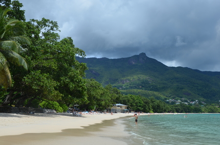 Mahe island beachのeditorial素材