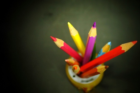 Colored pencilsのeditorial素材