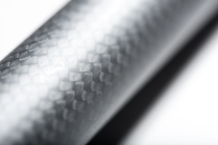 Solid part. Close up of carbon fiber tube as a detail of drone.の写真素材